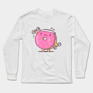 Weightlifting Donut Long Sleeve T-Shirt